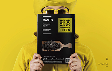自贡绯茶品牌设计